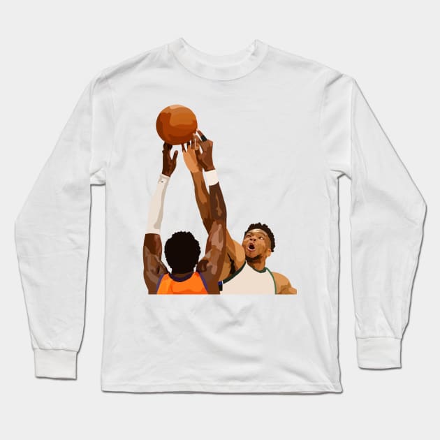 Milwaukee Bucks | NBA Finals Championship Block Long Sleeve T-Shirt by ActualFactual